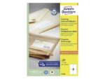Etiket Avery ILK 105x148mm recycled 100 vel 4 etiketten per vel wit