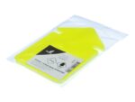 Kangaro KTC Aktie/reclamesymbolen Kangaro 12cm pijl neongeel krimp à 20 vel dubbelzijdig