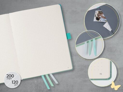 Bulletjournal Jolie A5 Gradient Icecream punt-gelijnd       hardcover