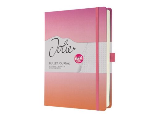 Bulletjournal Jolie A5 Gradient Sunset punt-gelijnd         hardcover