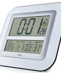 Digitale wandklok Technoline WS 8006 276x195x27mm wit/zilver