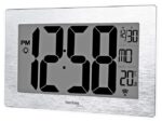Digitale wandklok Technoline WS 8019 212x140x32mm zilver