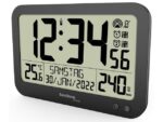 Digitale wandklok Technoline WS 8026 223x148x17mm zwart met afstandsbediening