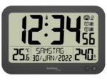 Digitale wandklok Technoline WS 8026 223x148x17mm zwart met afstandsbediening