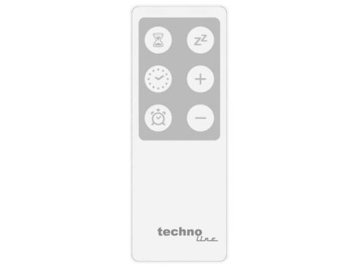 Digitale wandklok Technoline WS 8026 223x148x17mm zwart met afstandsbediening