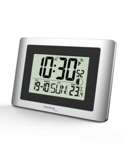 Digitale wandklok Technoline WS 8028 220x150x56mm zilver