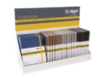Inhoud display Linescape notitieboeken display SP043        Topper ST115