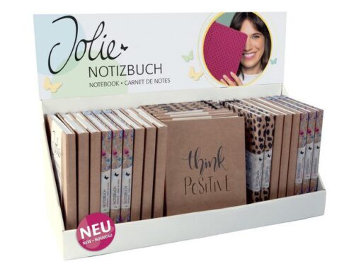Inhoud display Pure notitieboeken