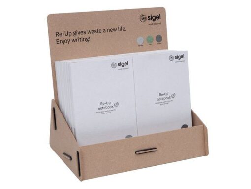 Inhoud display Re-Up notitie- boeken display SP024