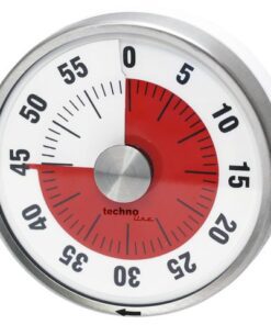 Kookwekker Technoline KZW V 69x69x40mm analoog met          kleurenschaal