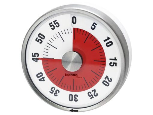 Kookwekker Technoline KZW V 69x69x40mm analoog met          kleurenschaal