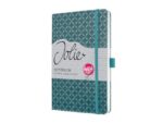 Notitieboek Jolie Flair A5 ocean blue gelinieerd hardcover