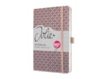 Notitieboek Jolie Flair A5 pearl rose gelinieerd hardcover