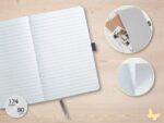 Notitieboek Jolie Flair A6 dusty red gelinieerd hardcover