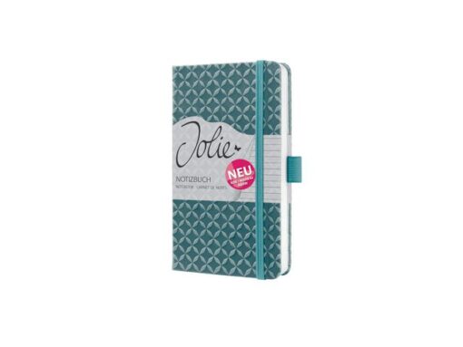 Notitieboek Jolie Flair A6 ocean blue gelinieerd hardcover