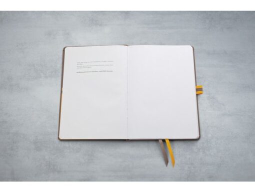 Notitieboek Linescape A5 bruin gelinieerd hardcover