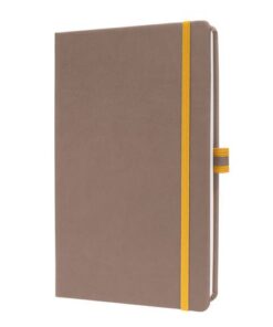 Notitieboek Linescape A5 bruin gelinieerd hardcover