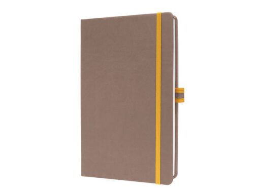 Notitieboek Linescape A5 bruin gelinieerd hardcover