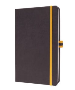 Notitieboek Linescape A5 donkergrijs gelinieerd hardcover