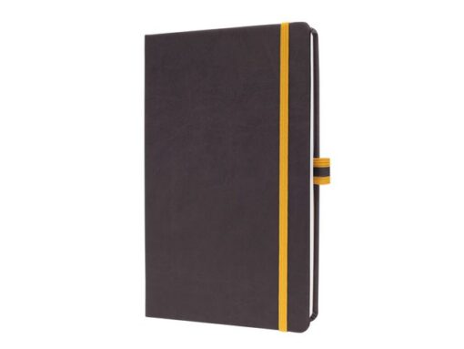 Notitieboek Linescape A5 donkergrijs gelinieerd hardcover