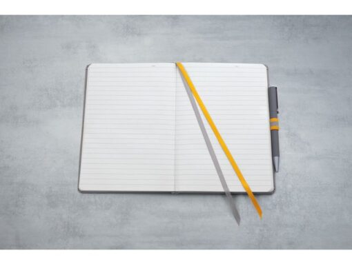 Notitieboek Linescape A5 lichtgrijs gelinieerd hardcover