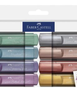 Faber Castell Tekstmarker Faber-Castell metallic etui 8 delig