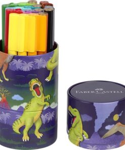 Viltstift Faber-Castell Connector Dino 20 stuks in draaiblik