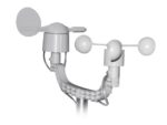 Weerstation Technoline WS 1700 138x153x53mm alu/zwart met 3 buitensensors 100m