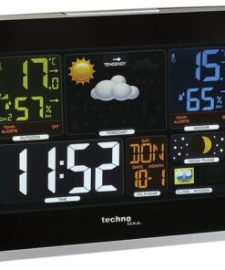 Weerstation Technoline WS 6442 175x123x25mm zwart/zilver    met 1 buitensensor 30m
