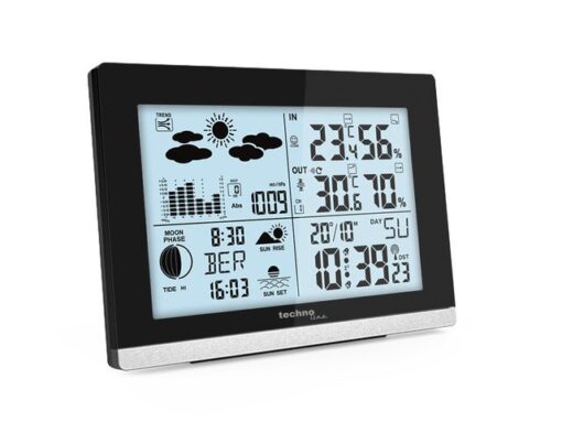 Weerstation Technoline WS 6762 158x113x40mm zwart/zilver    met 1 buitensensor 30m