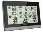 Weerstation Technoline WS 7065 144x96x38mm zwart/zilver met 3 buitensensors 30m