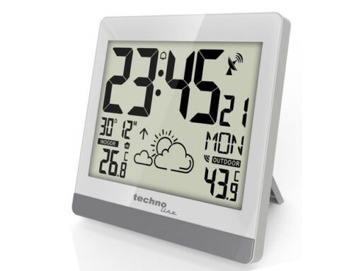 Weerstation Technoline WS 8119 189x200x29mm zilver met 1    buitensensor 30m
