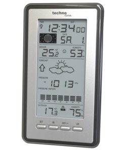 Weerstation Technoline WS 9040-IT 100x178x28mm zilver/grijs met 1 buitensensor 100m