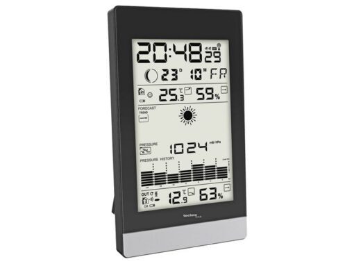Weerstation Technoline WS 9050 108x184x28mm zwart/zilver    met 1 buitensensor 60m