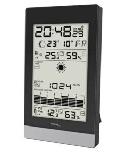Weerstation Technoline WS 9050 108x184x28mm zwart/zilver    met 1 buitensensor 60m