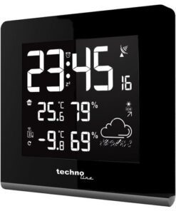 Weerstation Technoline WS 9065 165x170x26mm zwart/zilver met