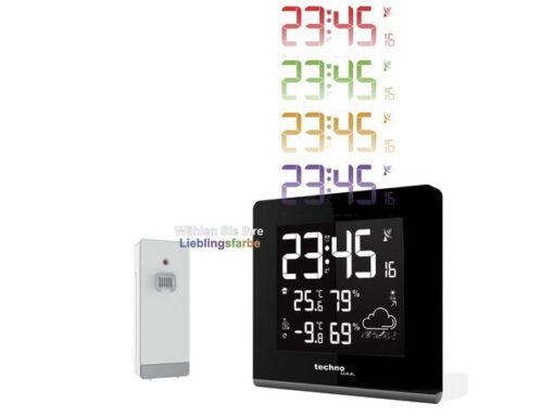 Weerstation Technoline WS 9065 165x170x26mm zwart/zilver met