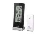 Weerstation Technoline WS 9767 64x165x45mm hoogglans        zwart/zilver met 1 buitensensor 30m
