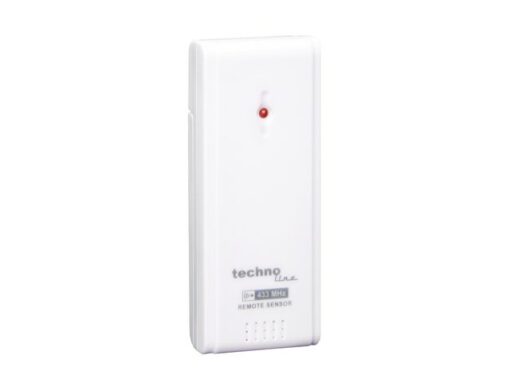 Weerstation Technoline WS 9767 64x165x45mm hoogglans        zwart/zilver met 1 buitensensor 30m