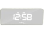 Wekker Technoline WT 475 140x53x35mm wit LED blauw/groen