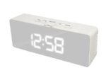 Wekker Technoline WT 475 140x53x35mm wit LED blauw/groen