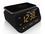 Wekker Technoline WT 477 158x116x75mm zwart met             telefoonoplader
