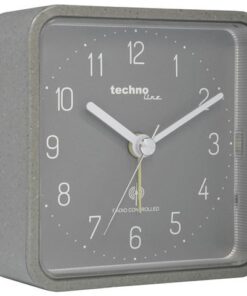 tafelmodel. Kleur grijs graniet optiek. Werkt op 1x AA batterij LR06 (niet meegeleverd). Garantietermijn 2 jaar.