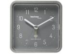 Wekker Technoline WT 775 91x91x40mm grijs analoog