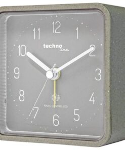 Wekker Technoline WT 775 91x91x40mm grijs analoog