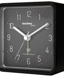 Wekker Technoline WT 775 91x91x40mm zwart analoog