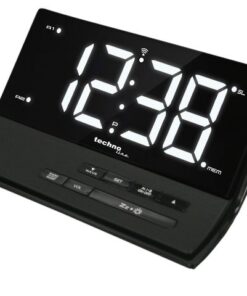 Wekkerradio Technoline WT 482 174x76x102mm zwart LED wit