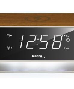 uw woonkamer of uw kantoor nog meer stijl - met de moderne wekkerradio WT 487 met intelligent IQ-oplaadoppervlak (inductieve energieoverdracht zonder kabels)