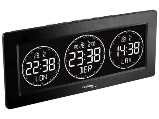 Wereldklok Technoline WT 458 232x99x48mm zwart