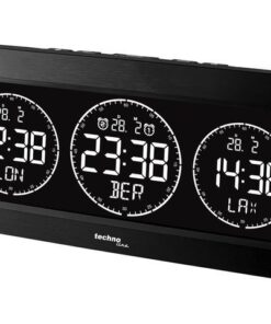 Wereldklok Technoline WT 458 232x99x48mm zwart